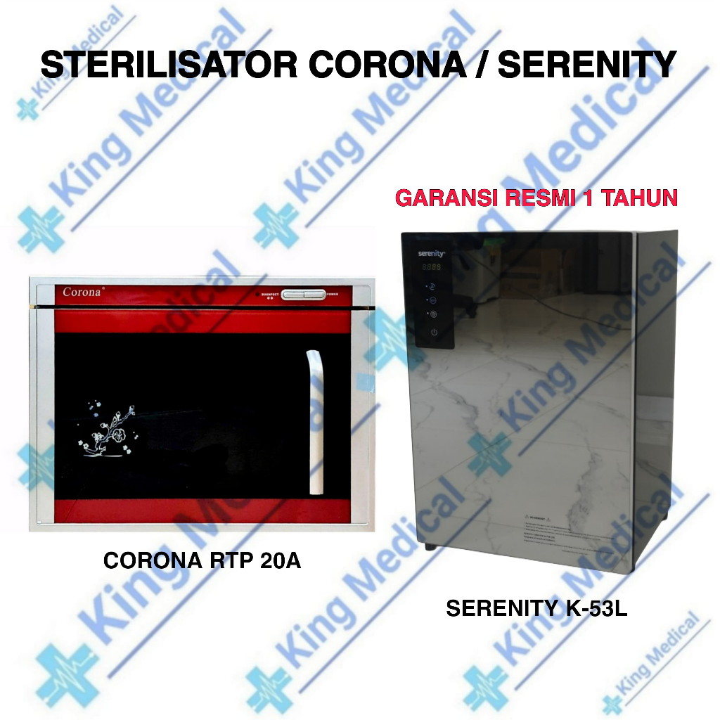 Sterilisator Corona 1 Pintu Sterilizer / Autoclave Kering (KHUSUS INSTANT)