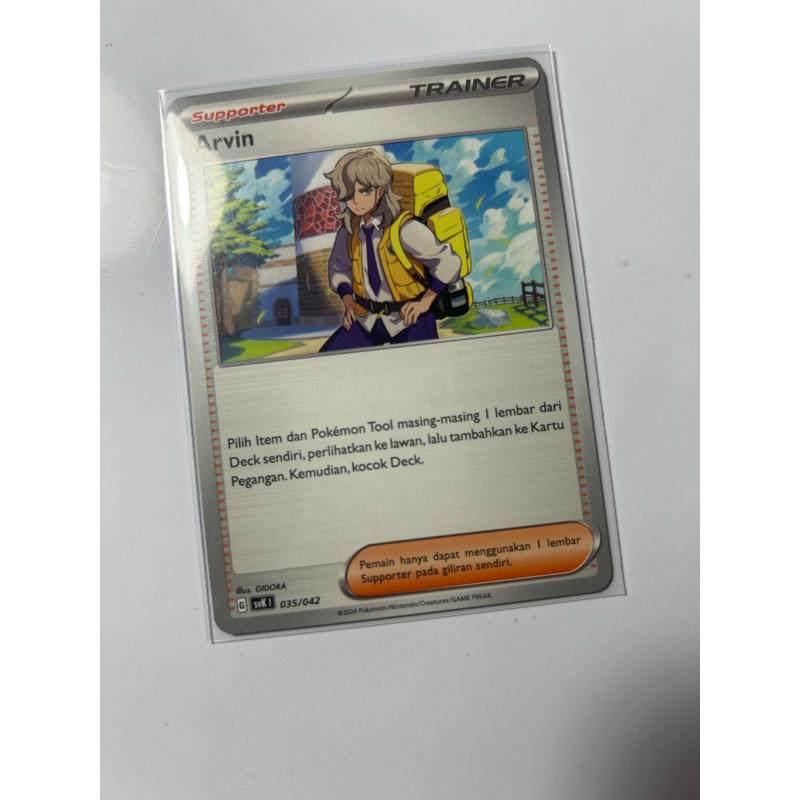 Pokemon TGC Arvin Supporter svk 035/042