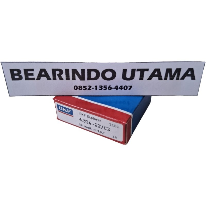 BEARING 6204 ZZ / 6204ZZ / 6204 2Z SKF C3