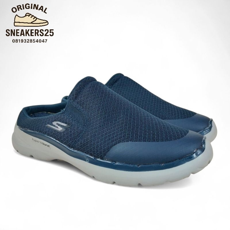 SKECHERS GOWALK 6 MULE/SEPATU PRIA/SEPATU SLIP ON/SKECHERS GOWALK 6