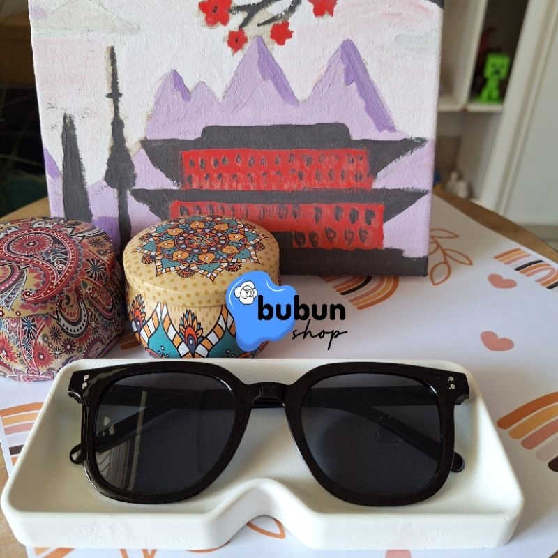 kacamata hitam pria wanita korea style