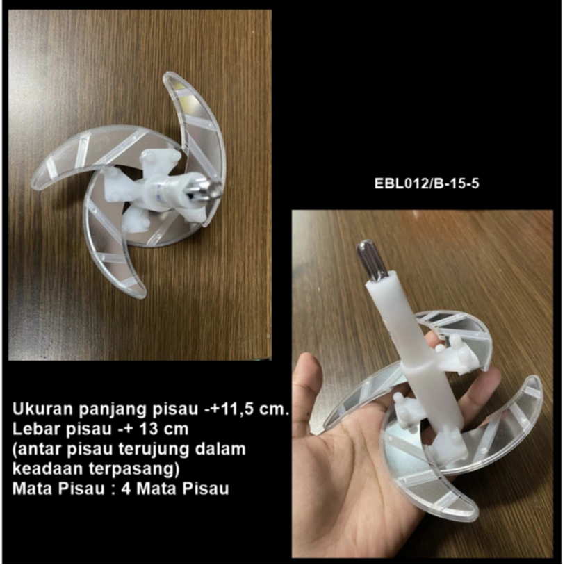 MATA PISAU CHOPPER DAGING 2 LITER 3 Liter 4 liter 4L Blender Capsule STAINLESS STEEL