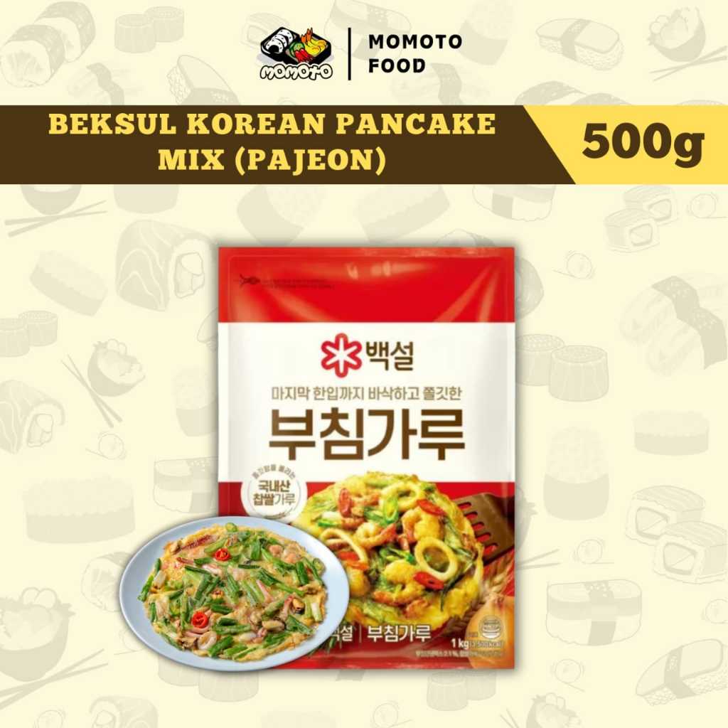 

Beksul Korean Pancake Mix Pajeon Panekuk Sayuran Martabak Daun Bawang Korea 500 gram
