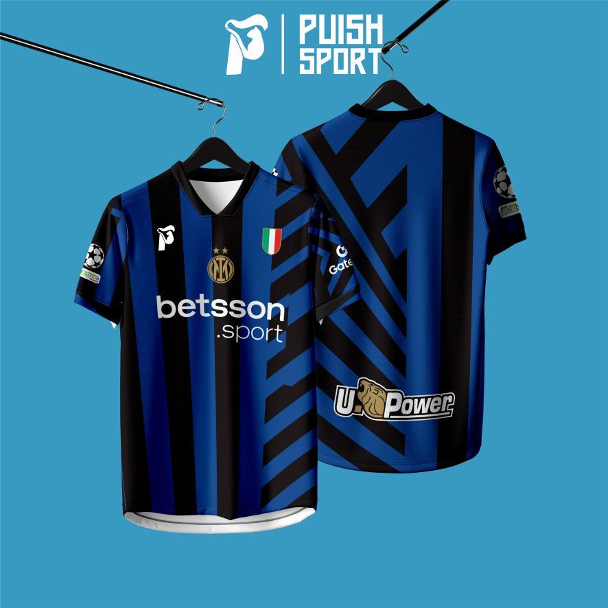 JERSEY INTERMILAN FANTASY BLUE BAHAN EMBOS