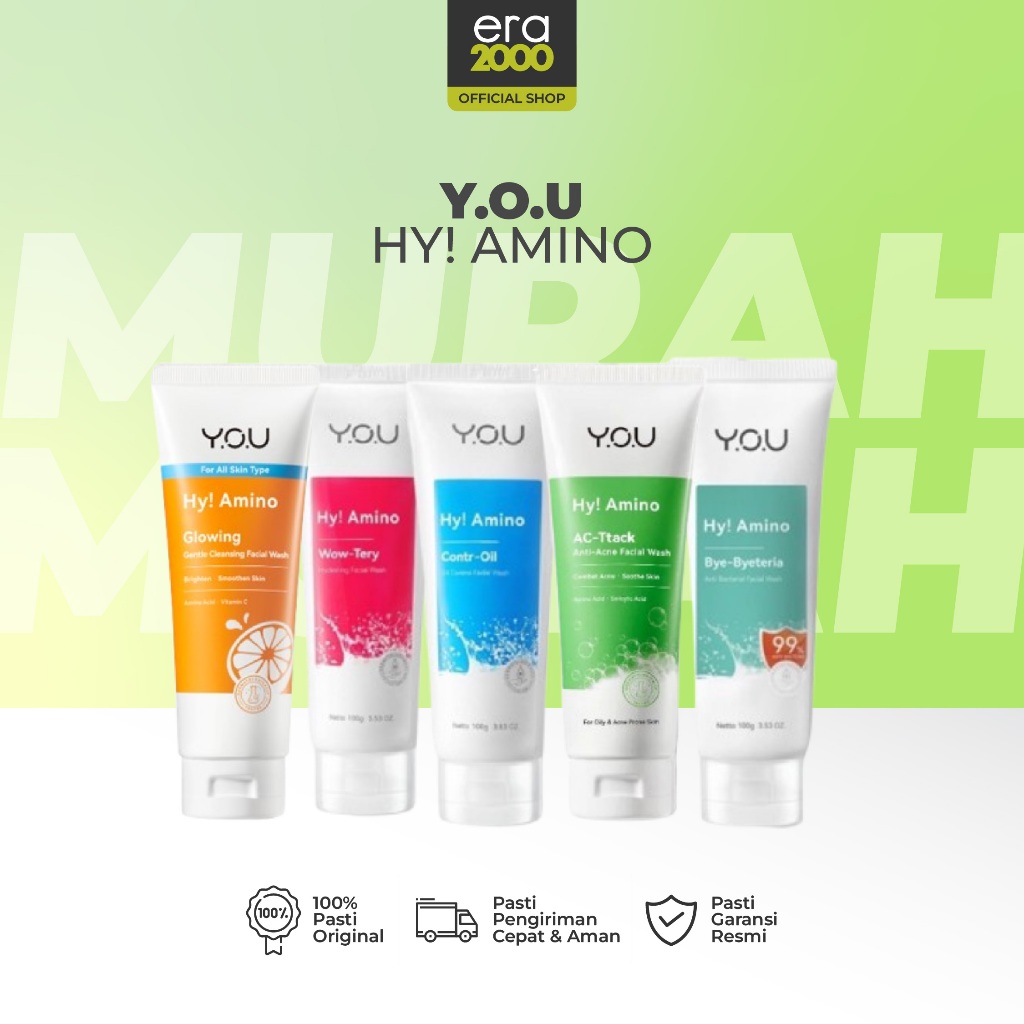 Era 2000 - Y.O.U HY Amino Series |Ac-Ttack, Contr-Oil, Bye-Byeteria, Glo-Win, Glowing Gentle