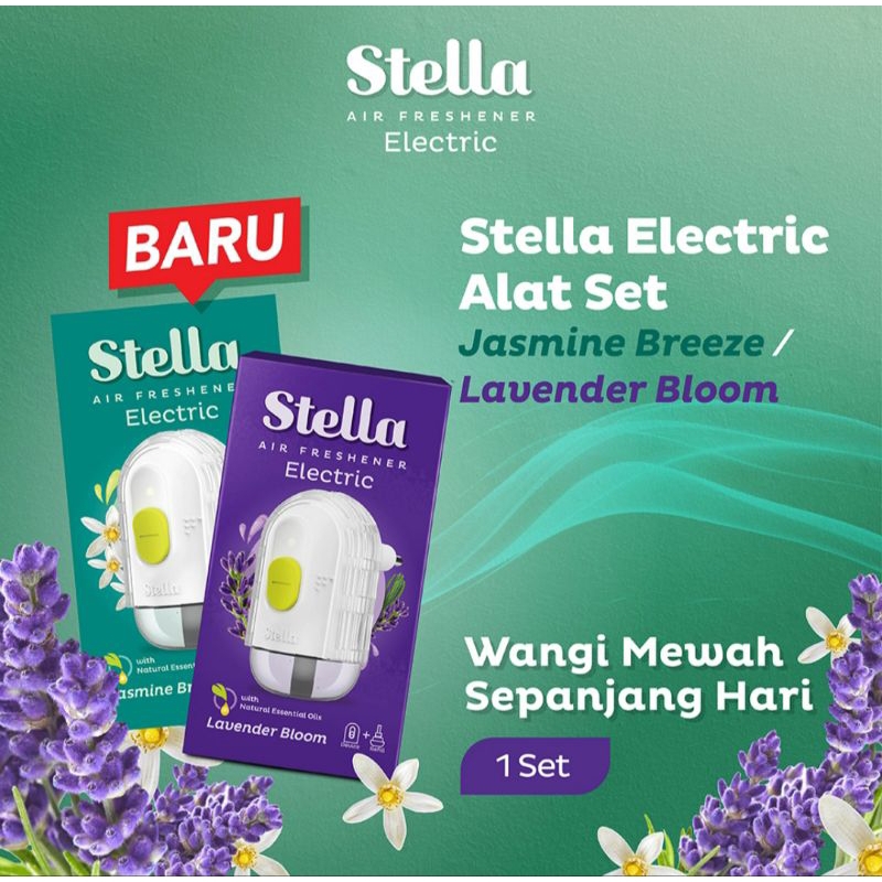 Stella Pengharum Ruangan Elektrik Alat + Refill 25 ml