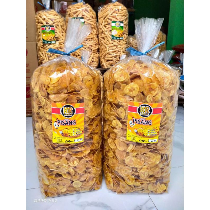 

keripik pisang kepok manis asin