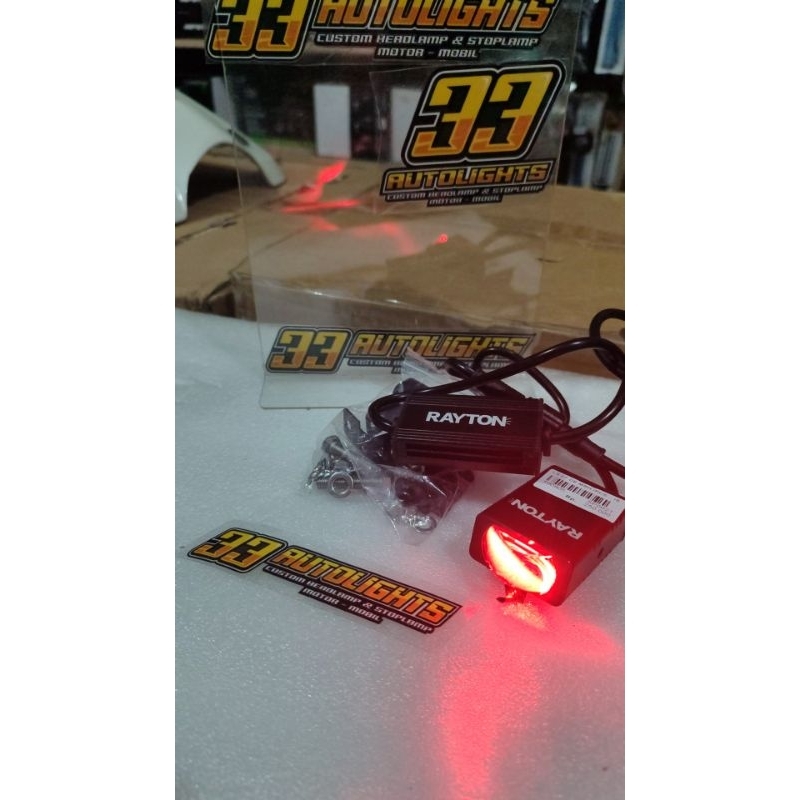 LAMPU TEMBAK SLIM MINI LASER BLUE LENS RTD RAYTON