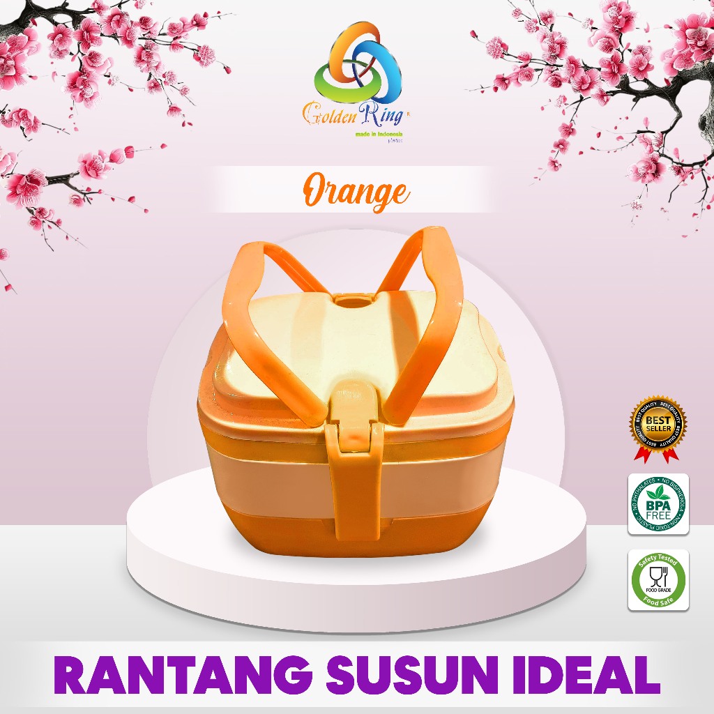 big sale rantang set / rantang cantik minimalis / rantang plastik susun / rantang susun ideal
