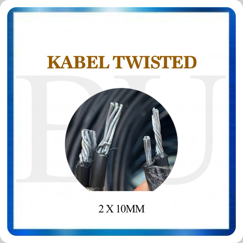 Kabel SR 2x10mm / Kabel Twisted / Kabel PLN / Kabel Tic NFA2x 2x10 mm
