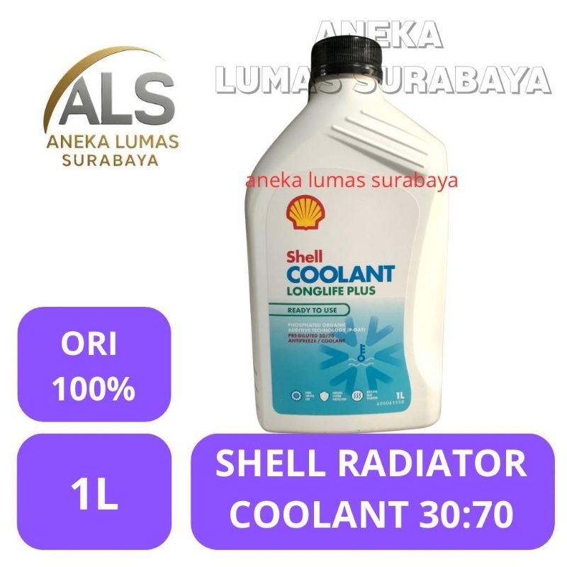 Shell Radiator Coolant / Radiator Coolant Shell Original Murah 1L