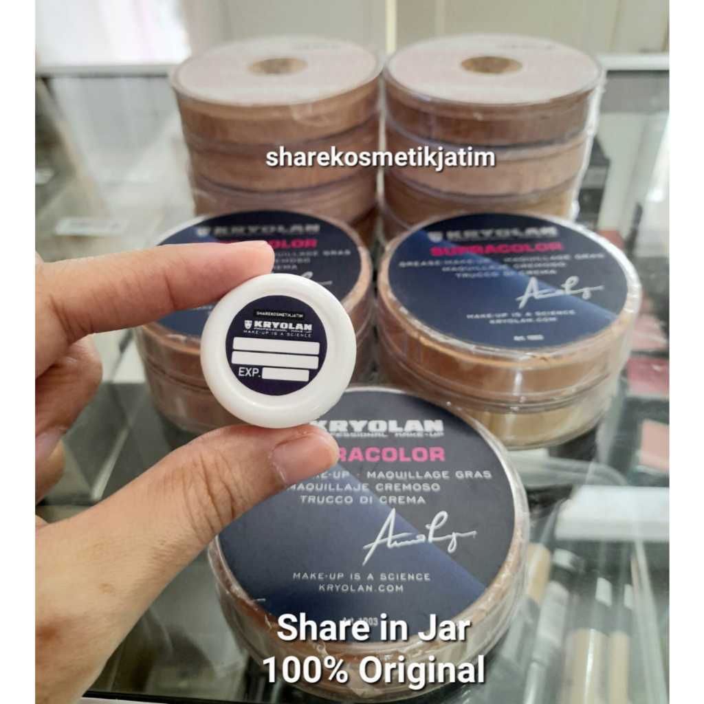 (Share in Jar) Foundation Kryolan Supracolor Foundation Crayolan Supra Color Share