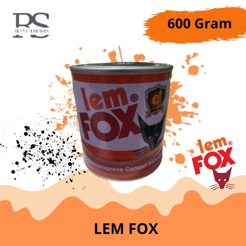 

Lem FOX. lem super kuat. lem fox kuning 600gr. Original