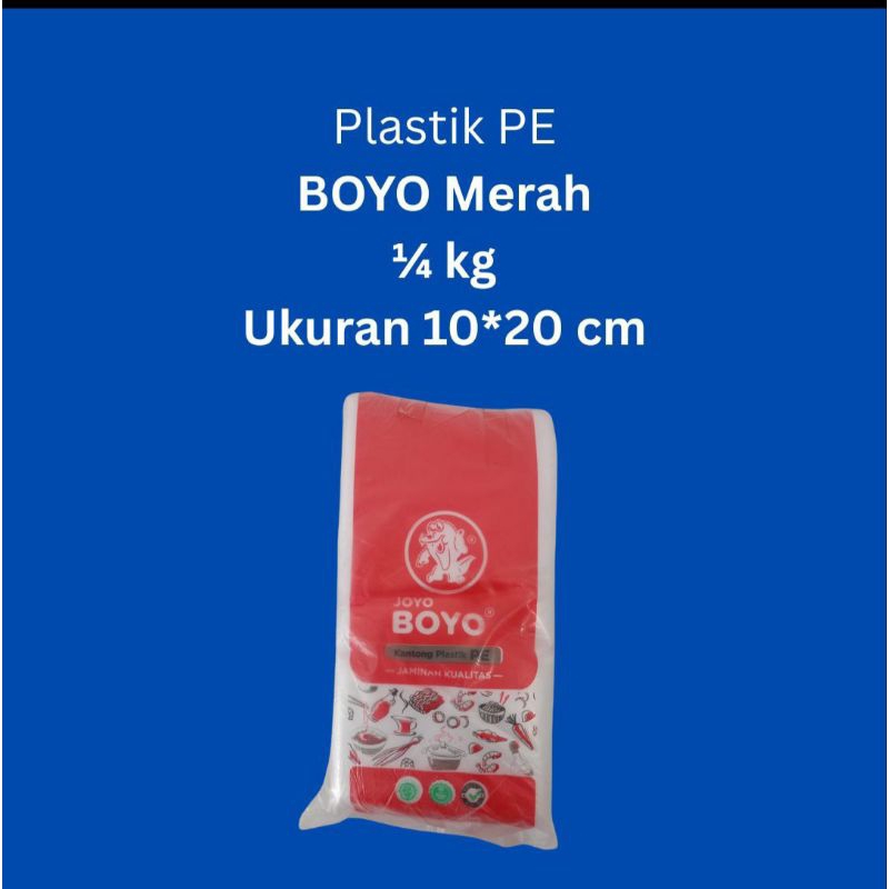 plastik PE Boyo merah