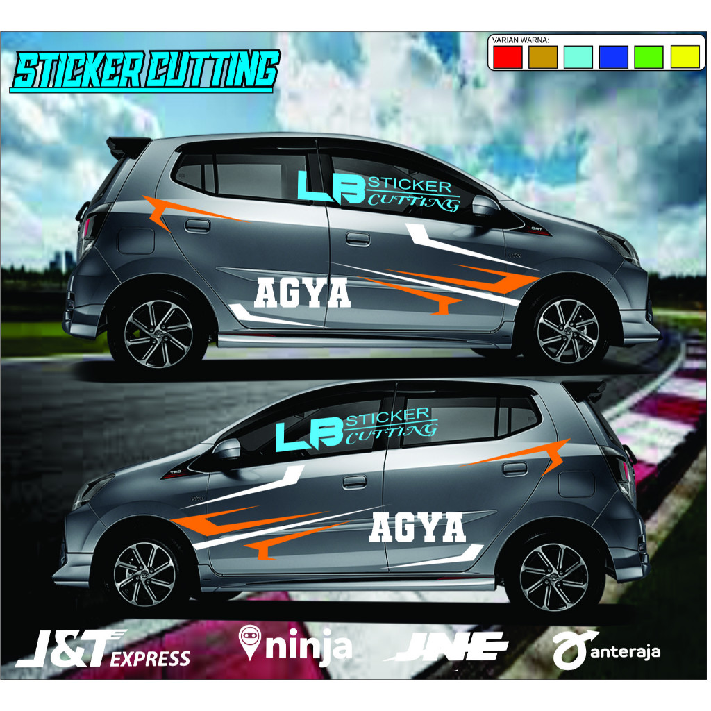 Sticker Cutting Agya Stiker