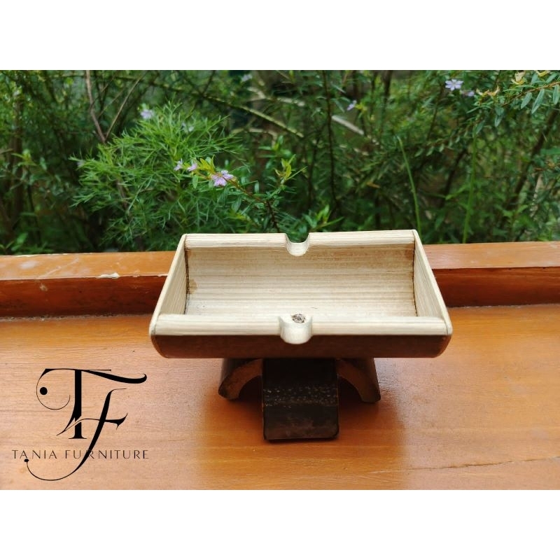 Asbak Aesthetic/Asbak unik/Asbak bambu