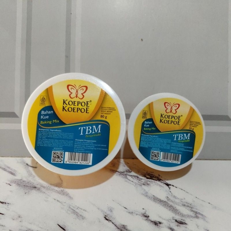 

TBM Koepoe koepoe 80 gram / 35 gram