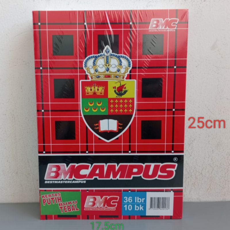 

BUKU TULIS PANJANG BM CAMPUS BOXY 36 LEMBAR ( 10 BUKU )