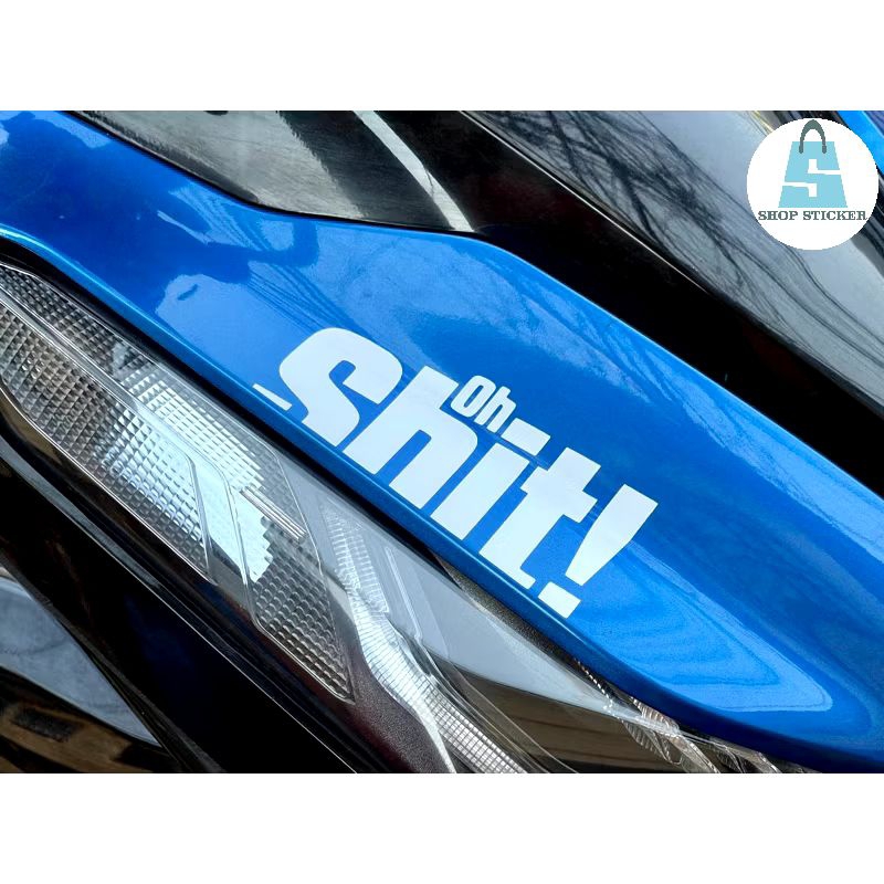 

Sticker Cutting Oh Sht Sticker - Waterproof Cut Out Sticker