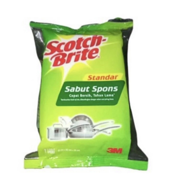 Spons Cuci Piring Scotch Brite / Busa Cuci Piring Scotch Brite