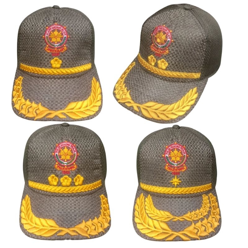 topi polpp pangkat bordir timbul tooi polpp kombinasi