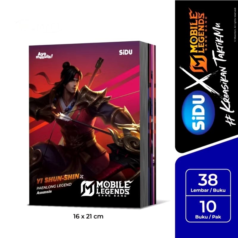 

Veiso_Buku Tulis Sidu 38Lembar 1 Pak Isi 10Pcs/Buku Tulis Sidu Murah