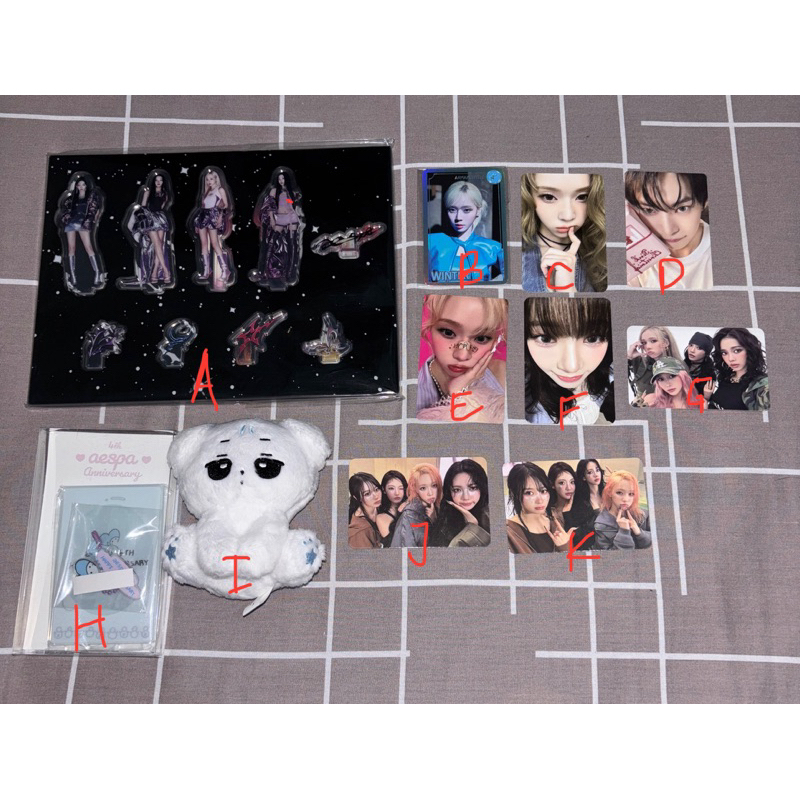 photocard merch doll winter karina aespa doyoung nct