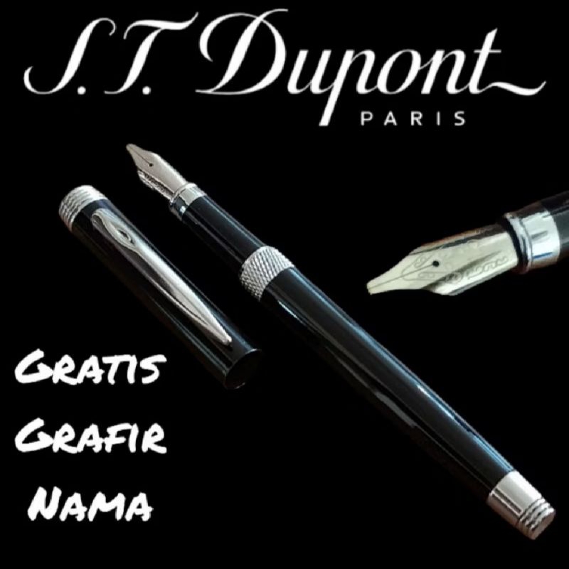 

Pulpen Mewah Profesional Fountain Pen St Dupont Gratis Grafir Nama Dan Box Exlusive