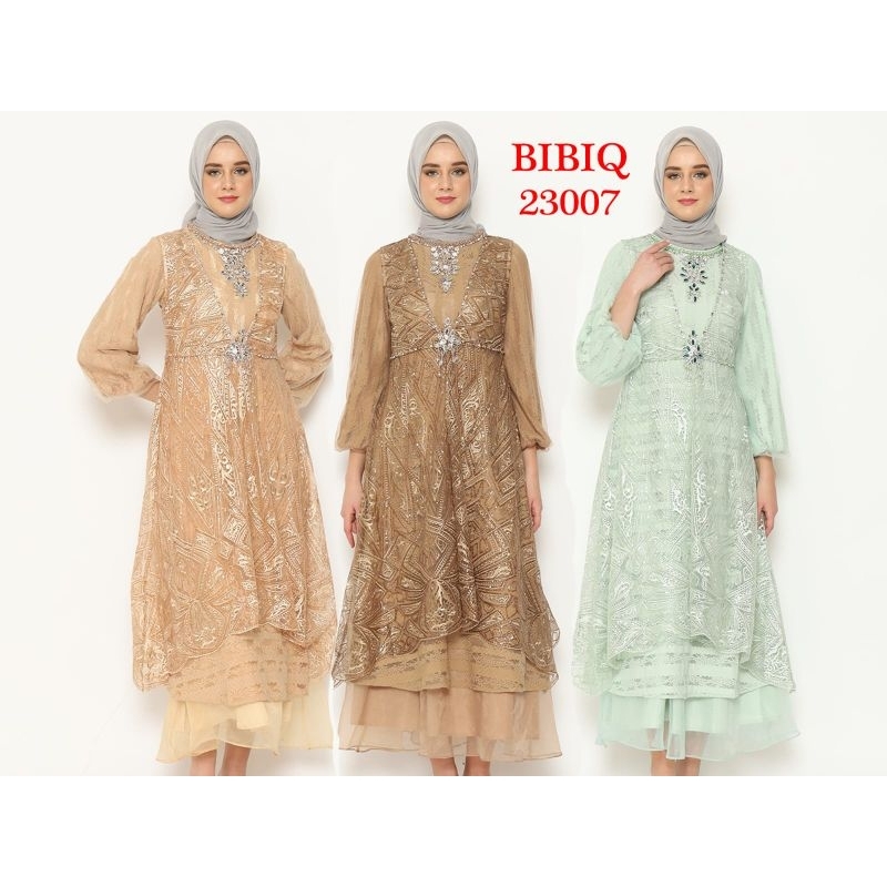 Bibiq 23007 Gamis Dress Muslim Fashion Muslim