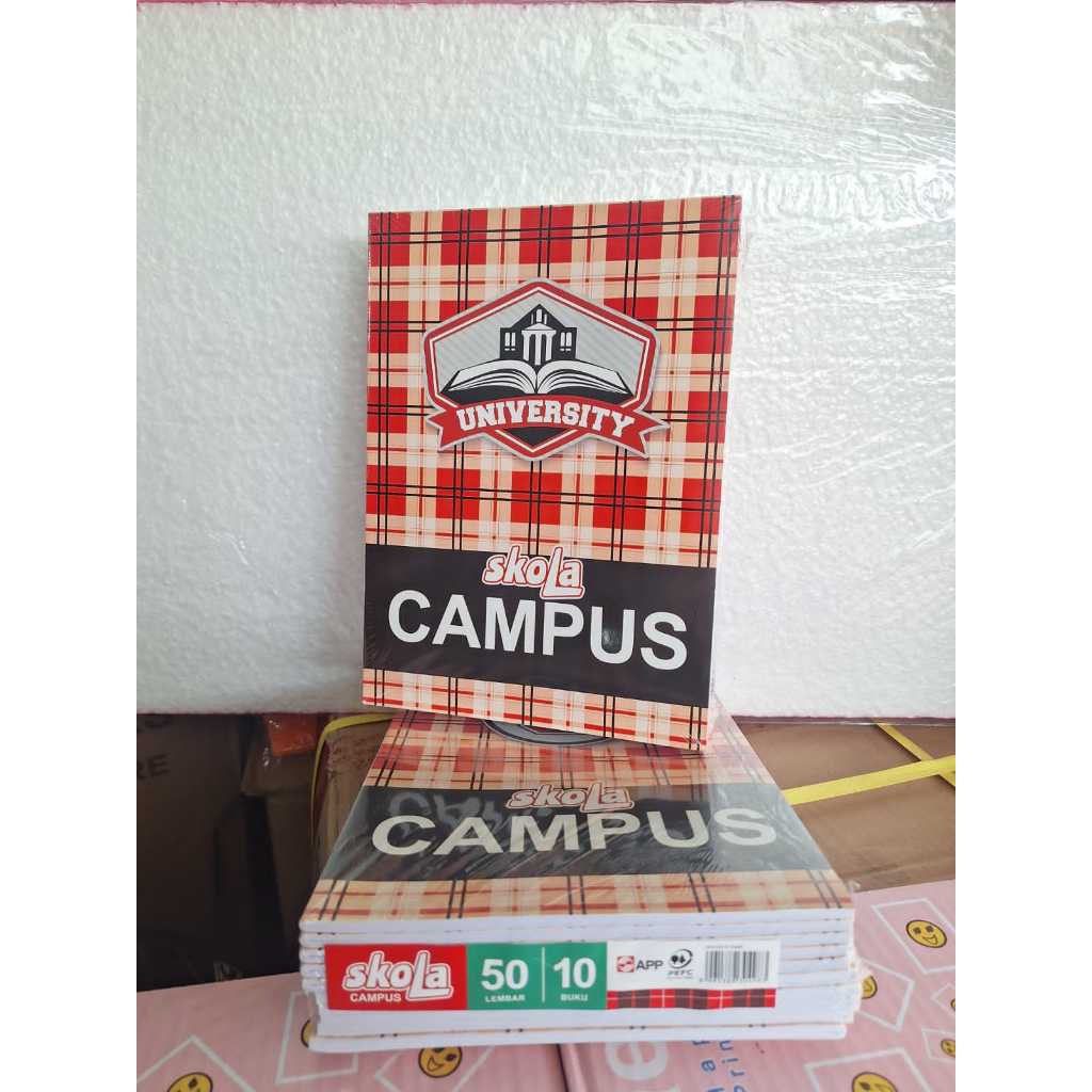 

BUKU TULIS BM CAMPUS BOXY 50 lembar / Buku tulis Murah
