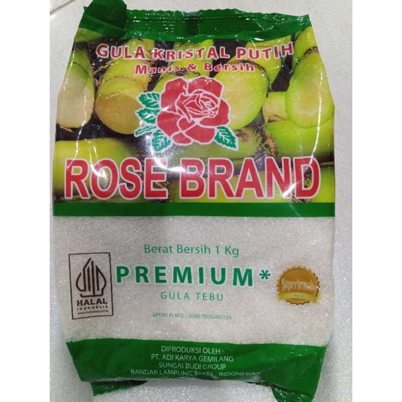 

Gula rose brand 1kg