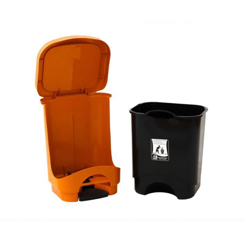 Terangbenderang_ Tempat Sampah Injak 20 Liter / Tempat Sampah Injak Pedal Coklat 20 Liter / Tempat