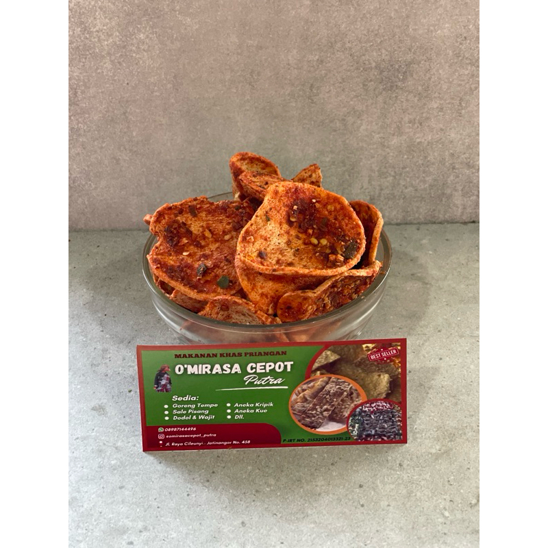 

Basreng balado daun jeruk