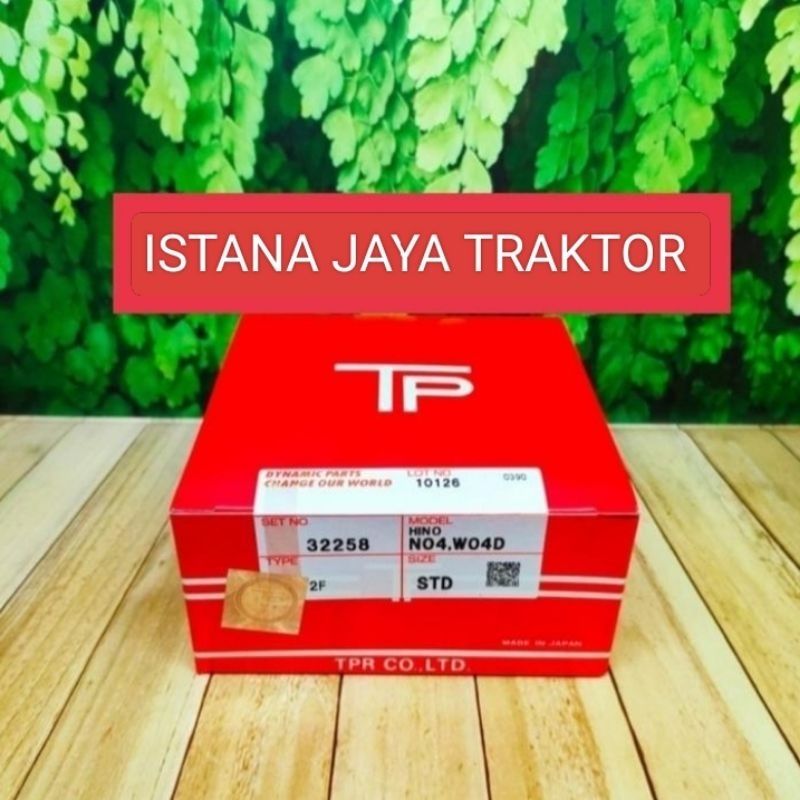 RING PISTON RING SEHER SET TP HINO DUTRO DYNA HT125 HT130 110 ASLI TP