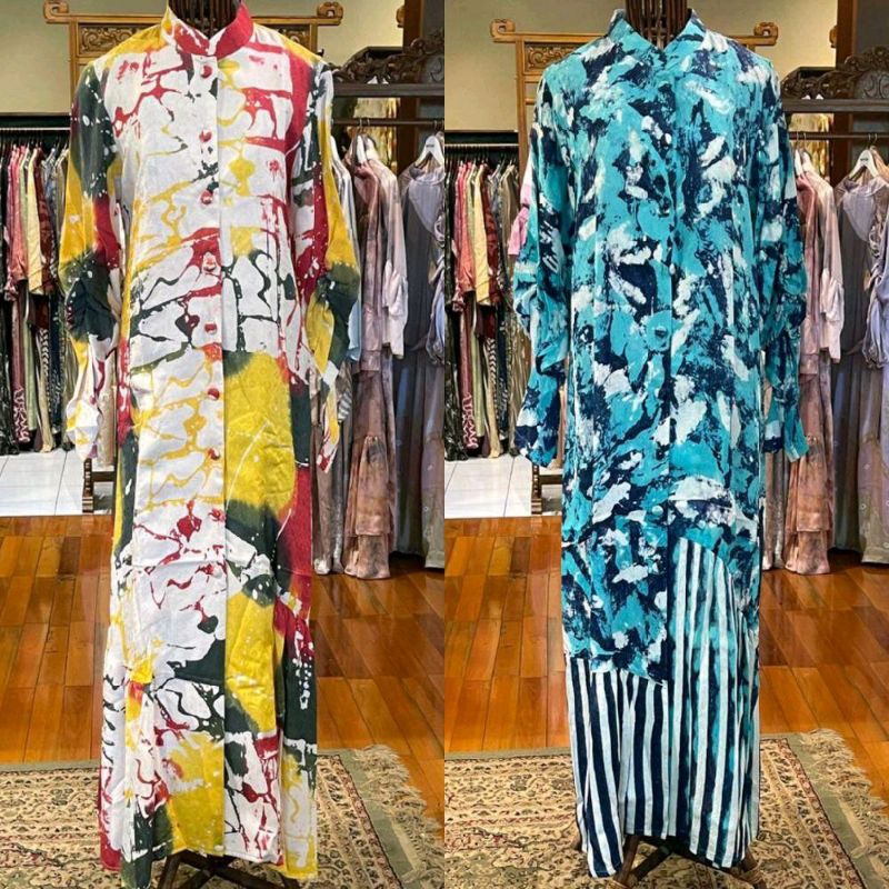 Fajrina Dress Viscos Busui by Dian Pelangi LIMITED EDITION Busana Muslim Baju Maxi Gamis Abaya Kafta