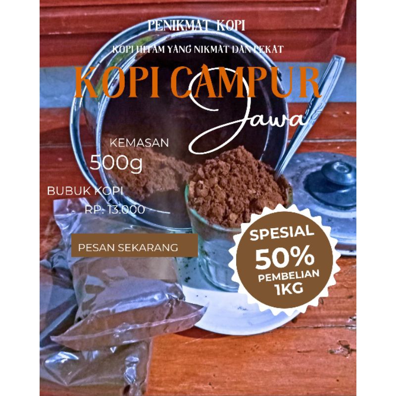 

Bubuk kopi Campuran 500gram