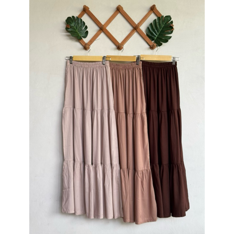 Rok Tumpuk Wanita - Rok Wanita - Rok Wanita Panjang - Rok Korean Style - Rok Span Wanita - Rok Wanit