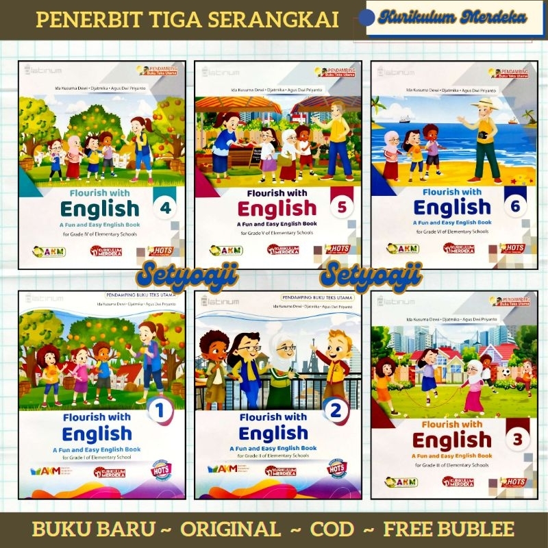 Platinum Bahasa Inggris Revisi SD/ MI Kelas 1 2 3 4 5 6 KM Tiga Serangkai