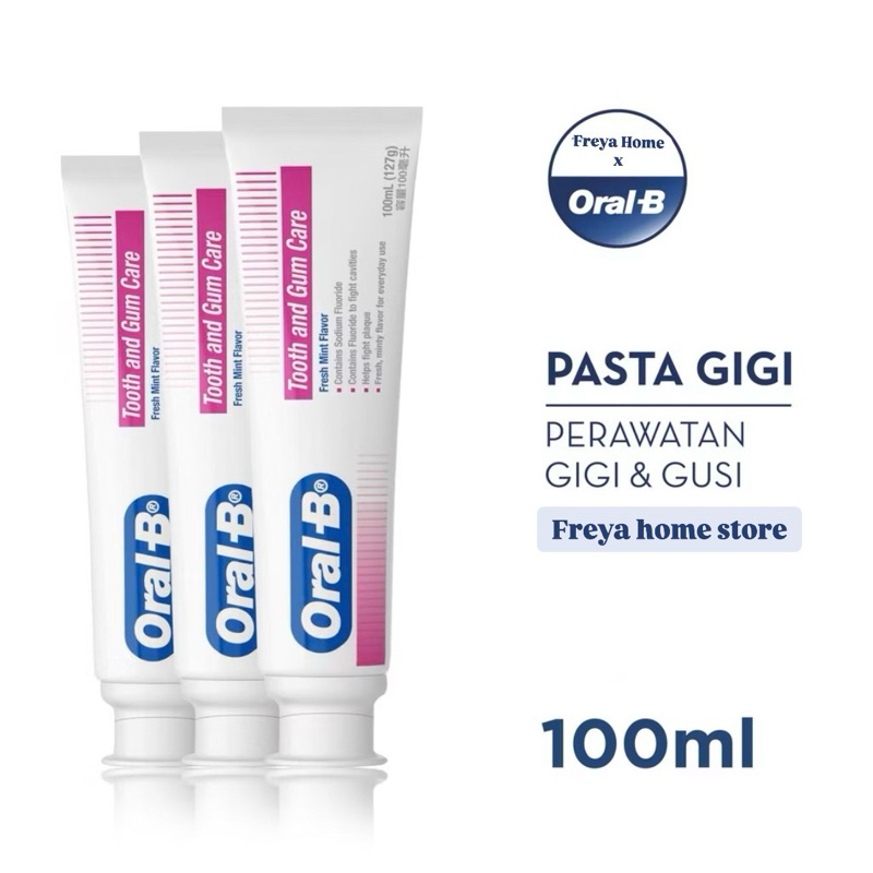 Oral-B Pasta Gigi Tooth and Gum Care Paste 100ml Original Produk