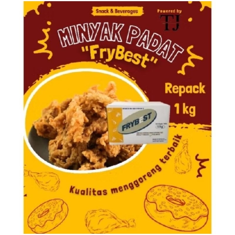 

MINYAK PADAT/FRY FAT/ FRY BEST Repack 1kg