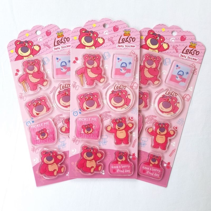 

Lotso Jelly Embossed Stickers - Adinata 2535-6134 / Stiker / Perekat / Label
