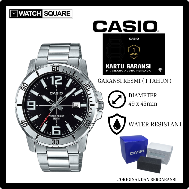 Jam tangan pria Casio MTP-VD01D