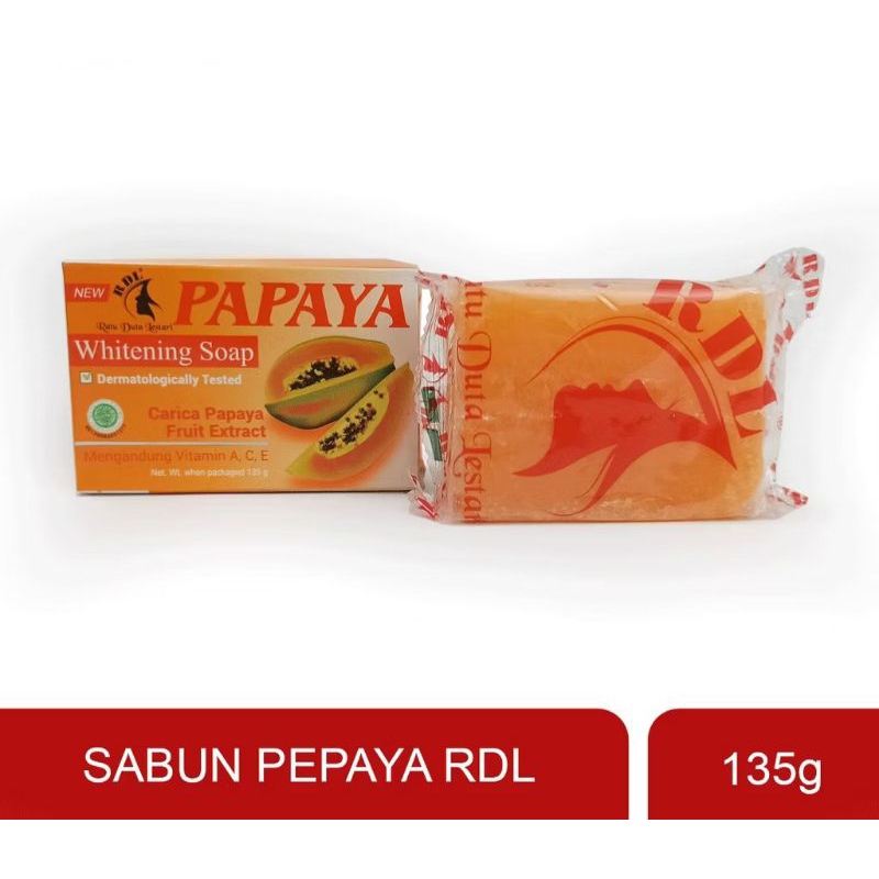 sabun pepaya rdl original 100% bpom asli 135 gram