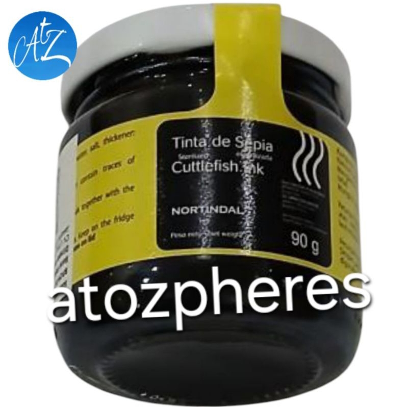 

Saus tinta cumi - cumi NORTINDAL Sterilized Cuttlefish Squid Ink Tinta de Sepia 90g