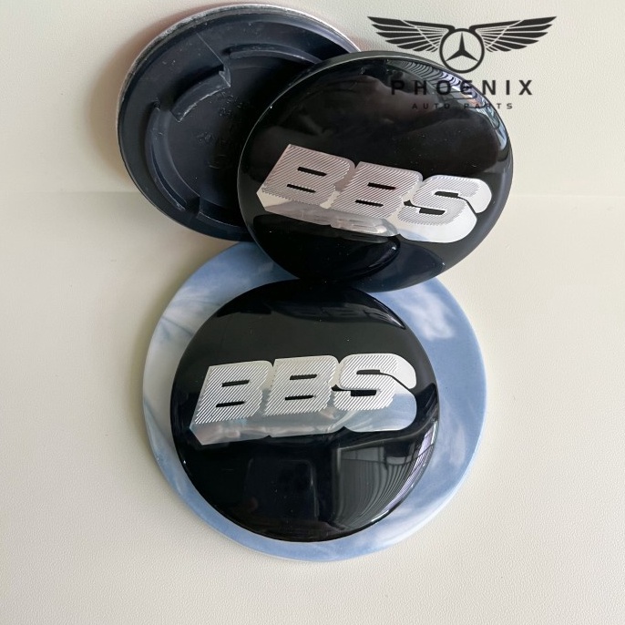 KODE C64J BBS Wheel Center Cap 7mm Dop Roda Velg BBS Universal Mobil 7cm GradeA  Hitam Silver