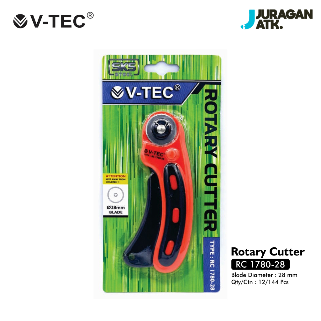 

Rotary Cutter Pemotong Putar V-Tec RC 1780-28