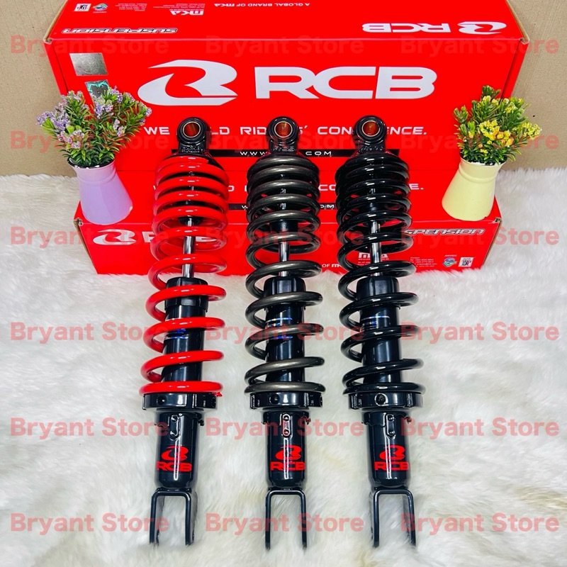 SHOCK BREAKER ORIGINAL RCB RACING A3 SERIES NON TABUNG 305MM 330MM SHOCKBREAKER BEAT SCOOPY VARIO 11