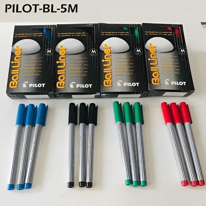 

KODE N34F Pulpen Pilot BALL LINER 8 BL5M 1PAK12PCS