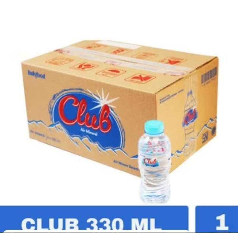 

CLUB AIR MINERAL BOTOL MINI 330ml 1Dus (isi 24 botol)