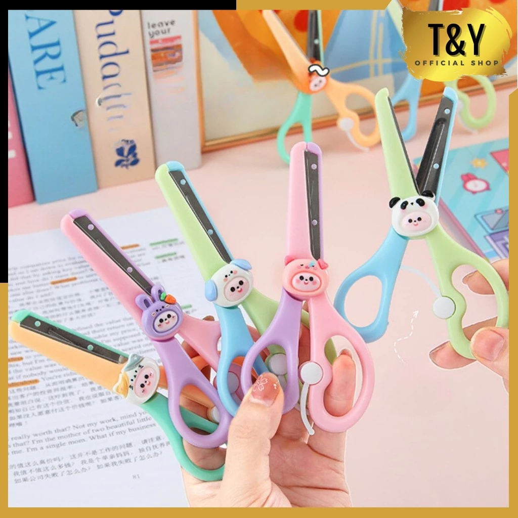 

Gunting Mini Portabel Karakter Kartun Scissors Gunting Lucu Alat Tulis Anak Sekolah Kartun Diy Motif Karakter Hewan Lucu